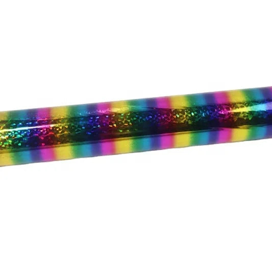 25 Micron Generic Multi-Color Hologram Heat Transfer Gold Foil Paper PET Material T-Shirt Fabric Hot Stamping Foil