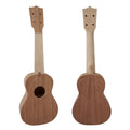 Aiersi Brand Wholesale Price Unfinished 21 Inch Kids Wood Diy Kits for Handpainting Ukulele White Body Small Guitar Music School