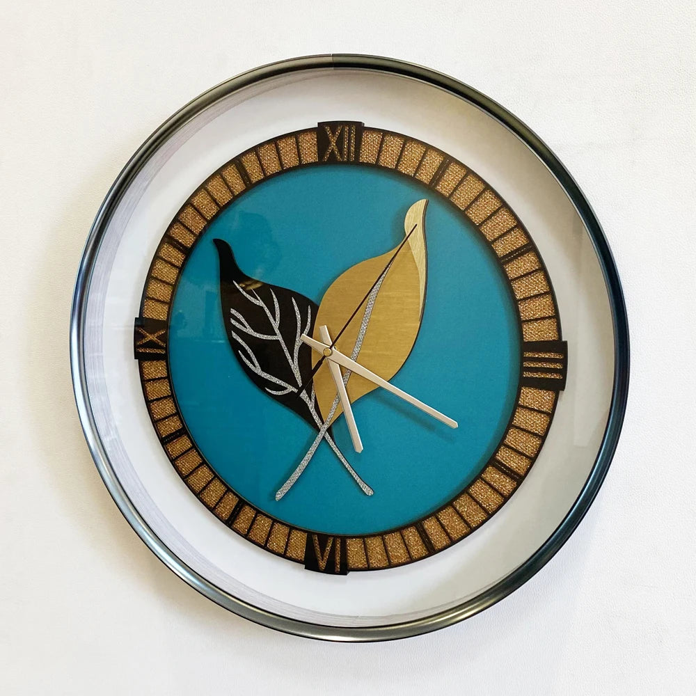 Wholesale Modern Simple Framed Wall Clock 24" Round Oversized for Living Room Decor Modern Chinese Wall Art Painting MegaBDM