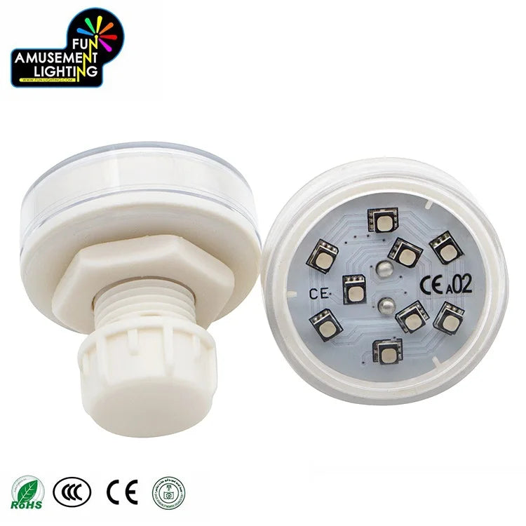 Automatic Cabochon LED Point Lights Fun Lighting for Theme Parks IP65 Plastic Body AC24V Factory Direct From China