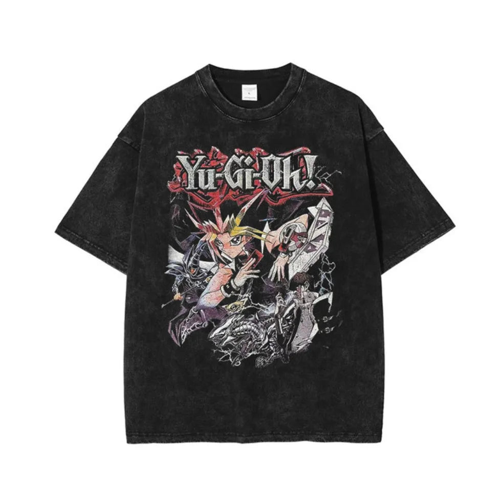 For High Street Tentacion Washed Short Sleeve Men's T-Shirt 220g
