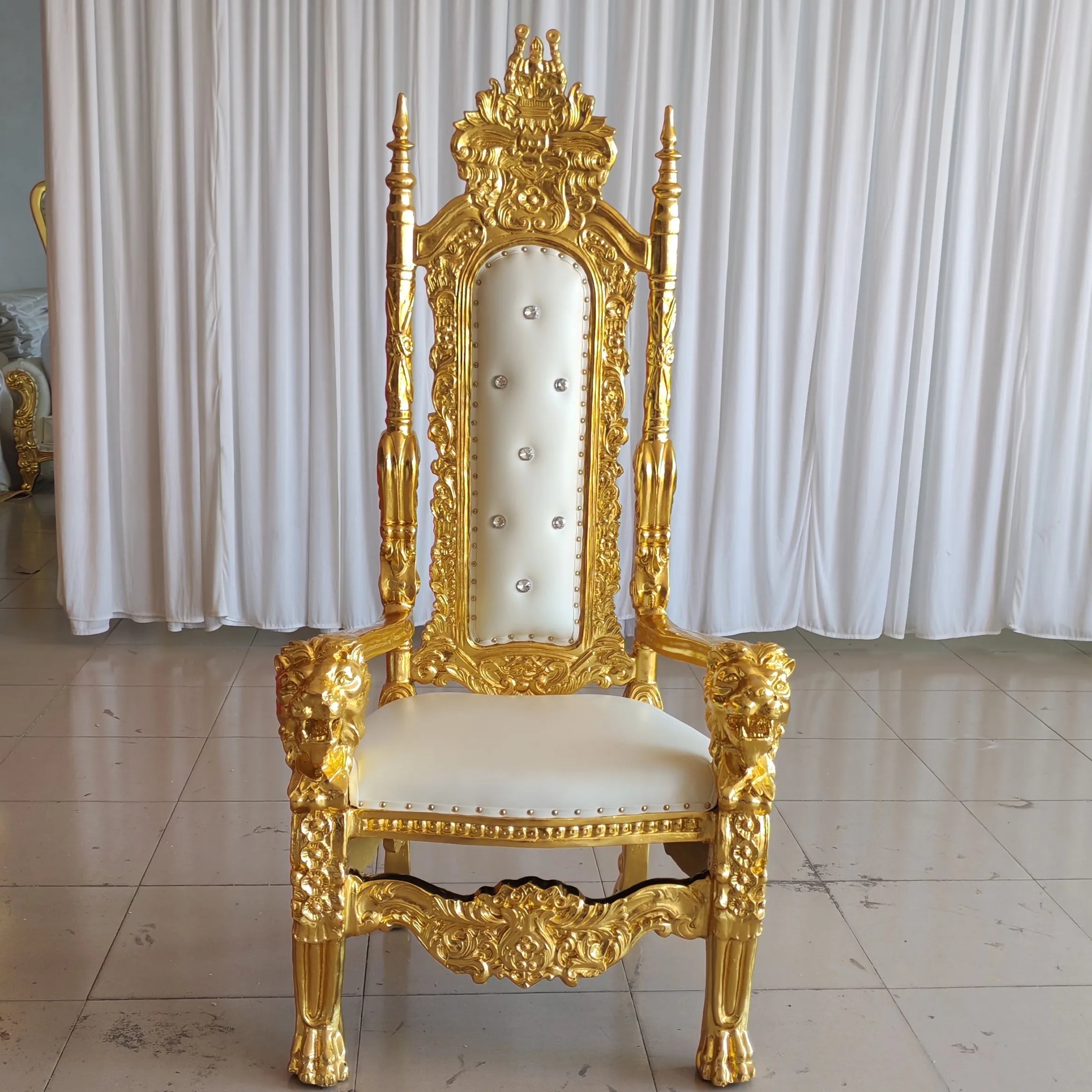 Hot Sales Cheap Durable Modern King Throne Chair Royal Wedding Sofa