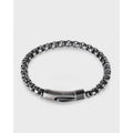 Hot Sale Thick Twisted Cable Chain Bracelets Antique Color Chunky Rope Bracelets for Women Stainless Steel Bracelet Jewelry