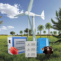 CE Certified Hybrid Off-Grid Wind Turbine System 48V 110V 220V 380V Complete 10kw 15KW 20KW Wind Generator Set 5000w Rated Power