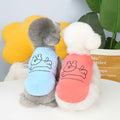 Wholesale Pet Summer Clothing: Pet Vest for Small Dogs - Teddy Bear Apparel with New 'Happy Dog' Design