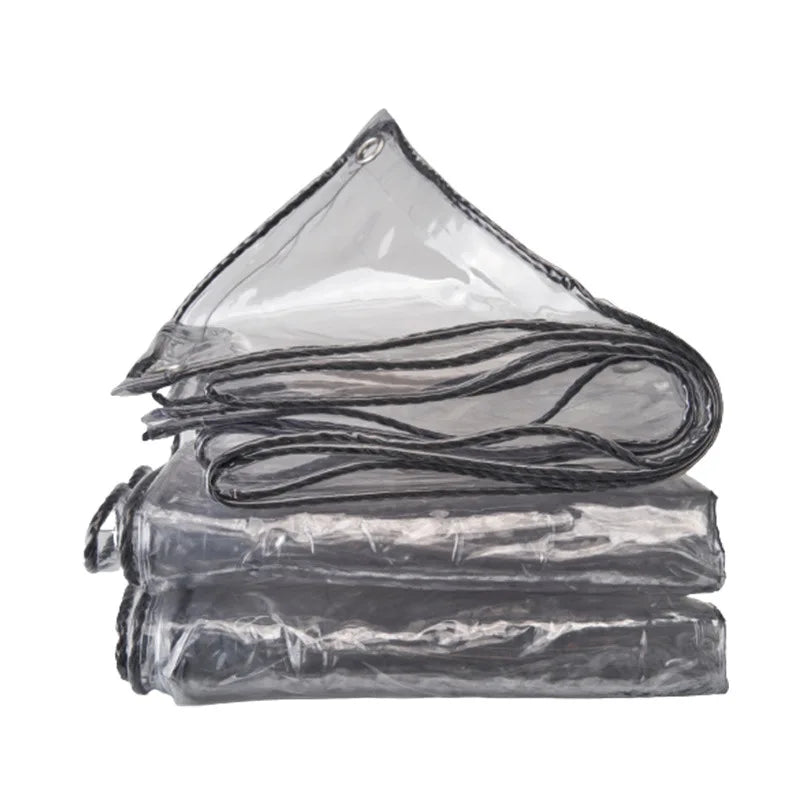 All-purpose Tarp Transparent Window Screen Waterproof Tent Fence Cover Your Truck Car