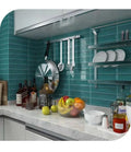 60X280 Mosaic Splashback Interior Washroom Glossy Dark Green Mosaic Subway Tile Rectangle Dark Green Brick Subway Wall Tiles