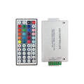 Rgb Strip Controller 12A 24A Rf Wireless 44Keys Remote Double Board Aluminum Shell Dc12V 24V Rf Rgb Led Controller