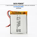 Custom Lipo Battery 053040 503040 Lithium Ion Battery 3.7V 600mAh Li-polymer Batteries for Smart Watches