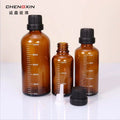 Factory Stock Brown Glass Essential Oil Bottle 100ml and 5ml Scale Sub-Bottling Sizes for Cosmetics