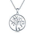 2025 LULUFOCUS Hot Selling 925 Sterling Silver Family Tree of Life Pendant Necklace Gift for Lalies
