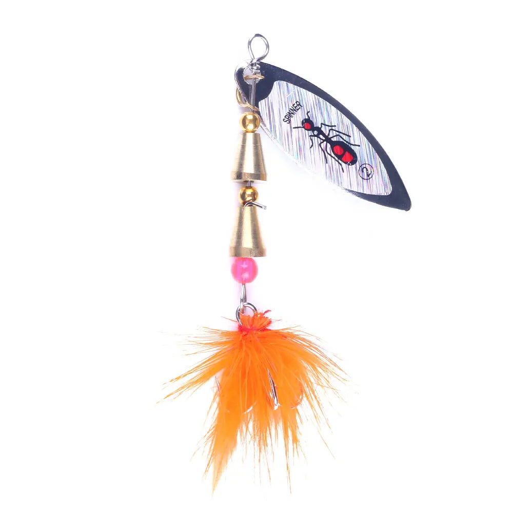 6G Lead Metal Jig Head Lure Artificial Fishing Spoon Lure