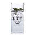Transparent Heat-Resistant Borosilicate Glass 300ml Lead-Free BPA-Free Square Single Wall Water Cup