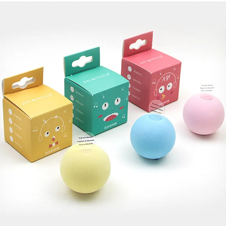 Bird Frog Cricket Animal Chirping Sound Electric Kitten Cat Catnip Toy Ball