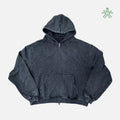 Custom Heavyweight Zip up Hoodie 450gsm 100% Cotton French Terry Oversized Luxury Streetwear Sweatshirt