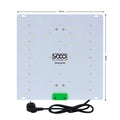 65W LED Grow Light LM301H EVO 3500K IR Full Spectrum Grow Light for Hydroponic Gardening Indoor Plant Grow Lights