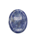 2026 Natural Gemstone 35x45mm Worry Pocket Stone Thumb Blue Spot Jasper Gemstone Crystal Massage Chakra Worry Stone