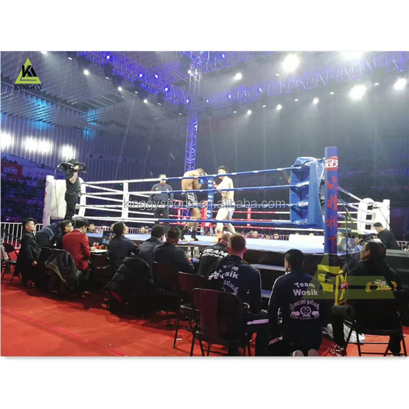 Professional Competition Event Elevated Wrestling Boxing Ring Stage-Ready for Sports Competitions