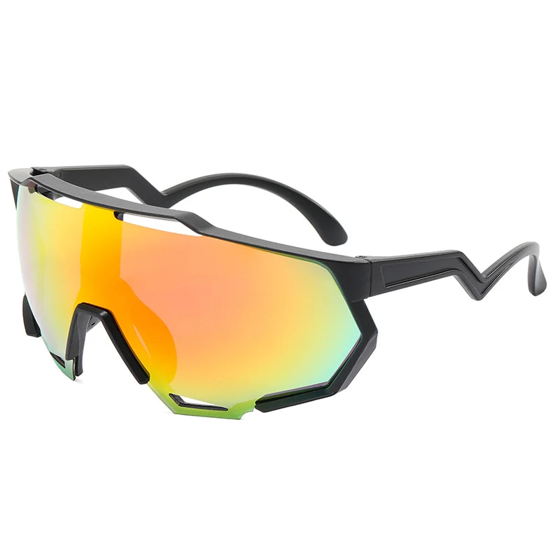 XSY8305 Men's Women's Cycling Sport Glasses with Squared Polarized Lens PC Frame Riding Sports Eyewear