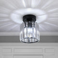 Passageway E27 E26 Socket Low Ceiling Stair Crystal Chandelier Ceiling Light Lounge Entryway Small 13cm Lustr Indoor IP20