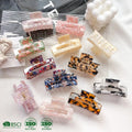 BSCI Factory YHJ 3-10.5Cm Modern Large Women Custom Hair Claw Wholesale Cellulose Acetate Claw Clip