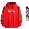 High Quality Unisex Plain Hoodies Pullover Oversized Pullover Sweatshirt Solid Color Custom Logo Mens Gym Hoodie