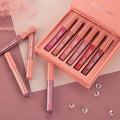 Lasting Matte Lipstick Lip Glaze Set Rose Red Beauty Makeup with Durable Waterproof Mineral Gloss Lipgloss Kit Cosmetics Vendors