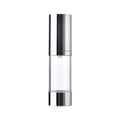 Hot Sale Shinning Matte Silver Cosmetic Packaging 15ml 30ml 50ml Face Care Airless Pump Lotion Bottle