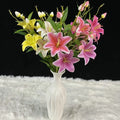 T-0319 Wholesale Silk Calla 6 Heads Artificial Lily Flower for Decoration