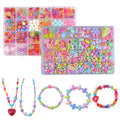 24 Grid DIY Handmade Beads Toys for Children With Accessory Set Girl Weaving Bracelet Jewelry Making Toys Creative Children Gift