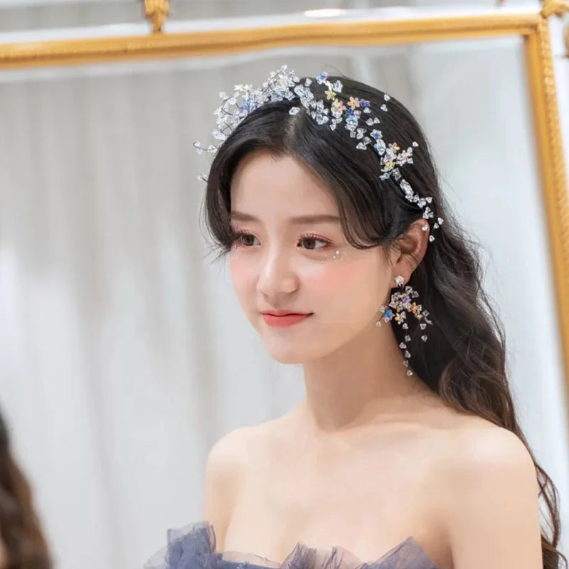 Temperament Headwear Sen Is fairy Beauty fairy Hair Hoop Romantic Star Hair Band Wedding Wedding Match Ornaments