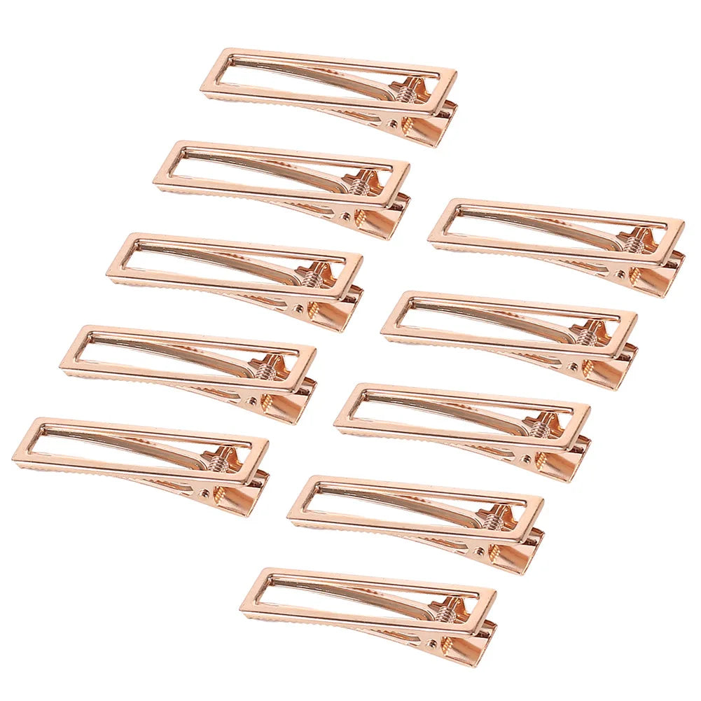 Diy Crystal Plastic Hair Clip Mold Accessories Multi-style Geometric Metal Hair Clip Plastic Parts