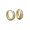 Rainbowking S925 Silver Hoop Earrings High Quality Trendy Metallic Finish Water Drop Design Gold Plated