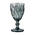 Vintage Colored Crystal Diamond-shaped Stem Glass Set for Wedding Party