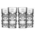 Exotic Zombie Faced South-sea Themed Glass Mug Multi-purpose Bar Tumbler Thickened Glassware Tropical Tiki Cocktail Glass Cup