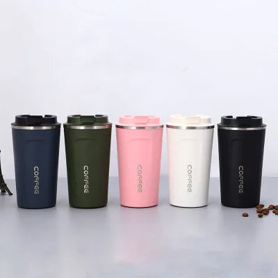 Customize Wholesale 380ml/500ml Coffee Mug Stainless Steel Tumbler with Lid Coffee Cup Tumbler Cups in Bulk