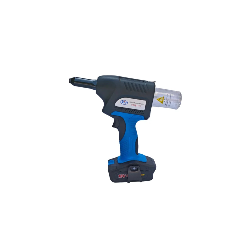 VIT-W Waterproof Lantern Lithium Battery Riveter VDB-75 Portable Cordless Rivet Gun for Outdoor Repairs Rivet Tool