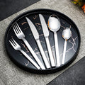 Wholesale High Quality Silverware Stainless Steel Polished Restaurant Flatware Knife Spoon and Fork Cutlery Set
