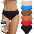 OEM Ladies Biodegradable Bamboo Viscose Period Panties Washable Ladies Large Size Menstrual Panties Underwear Oeko Tex