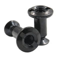 Chicago Screw Set Aluminum Copper Custom 4MM Wide Belt Buckle Male Female Screw Chicago Screw