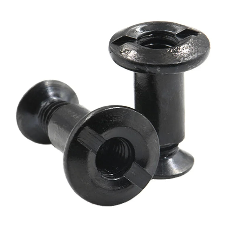 Chicago Screw Set Aluminum Copper Custom 4MM Wide Belt Buckle Male Female Screw Chicago Screw