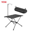WOQI Factory Direct Sale Aluminum Easy Carrying Water Resistant Outdoor Folding Table for Camping Hiking Picnic