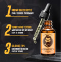 BARBERPASSION Customize Gifts Box Soften Nourishes and Conditions Mens Beard Growth Oil Private Label