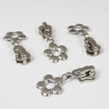 2026 New Style in Stock Auto-Lock Nylon Metal Zipper Pullers With Rubber Heads Suitable for Luggage and Cosmetic Bags