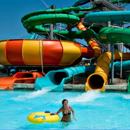 New Arrival Swimming Pool Combination Slides Water Park