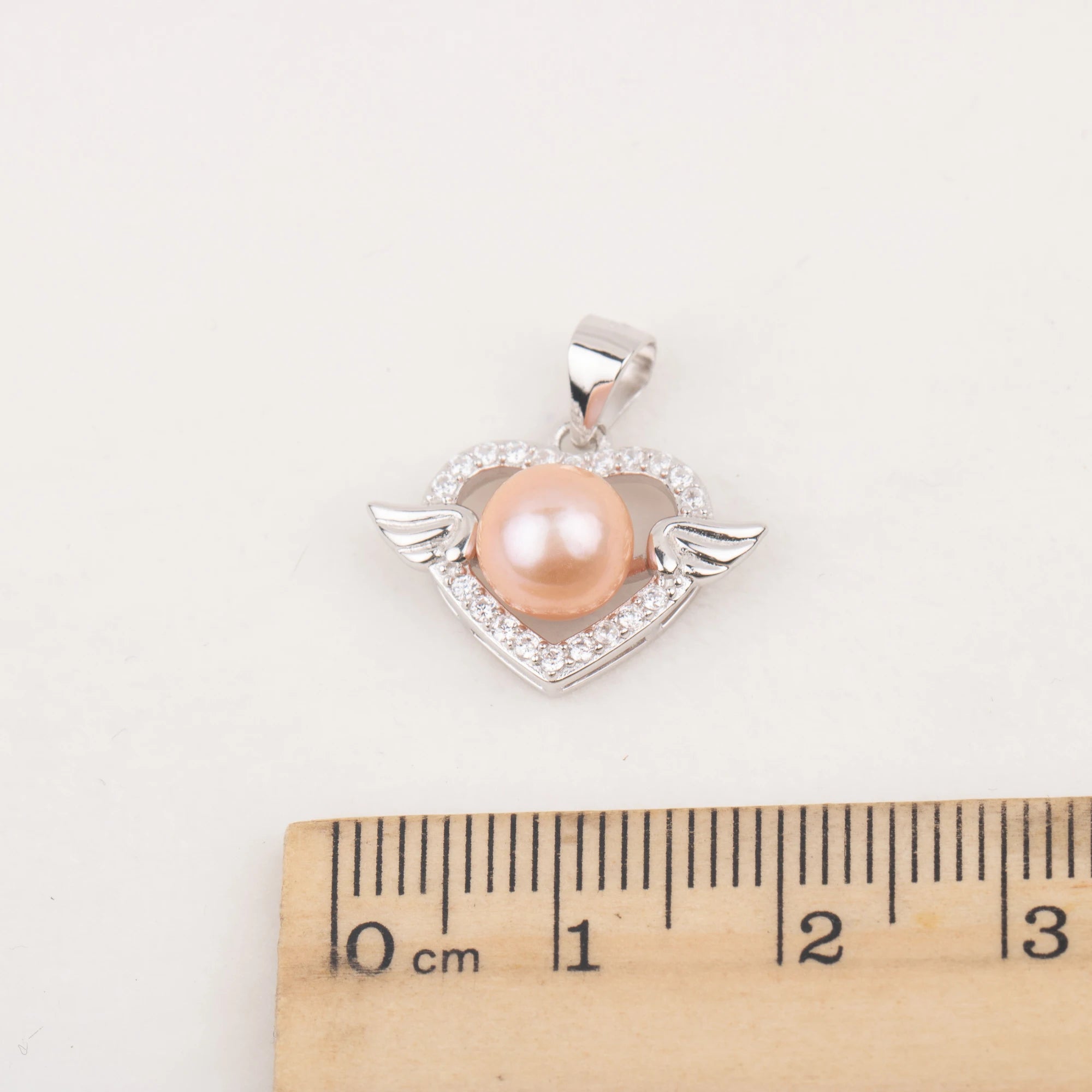 P060689 DIY 7-9mm Natural Freshwater Pearl Pendant Accessory 925 Sterling Silver Engagement Jewelry Necklace for Women