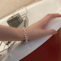 925 Sterling Silver Fine Jewelry Women Link Bracelet Wholesale