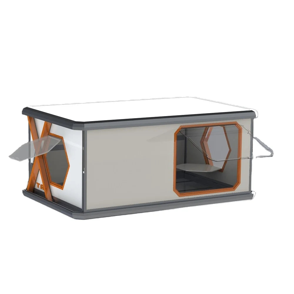 900W Solar Panel Included Auto Camping Outdoor Aluminum 3-4 Person Roof Top Tent Hard Shell Car Rooftop Tents Top Sales