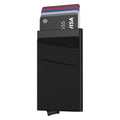 Eco-friendly Elastic Fabric Aluminium Card Holder Pop Out Credit Cards Wallet