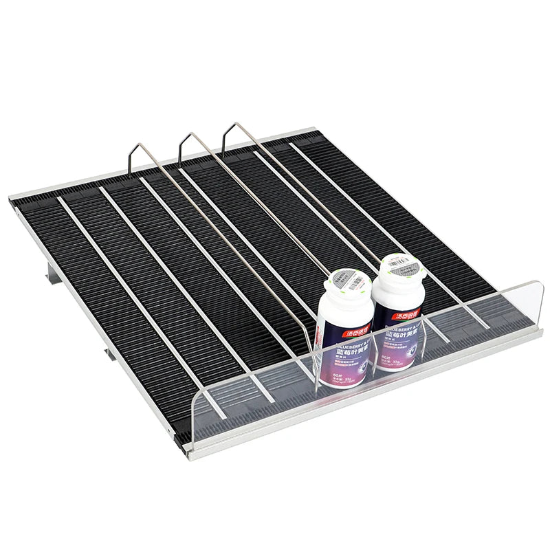 Gravity Shelf Roller Flex Rolling Cigarettes Tobacco Pusher Metal Automatic Pusher System Supermarket Drink Bottle Shelf Pusher